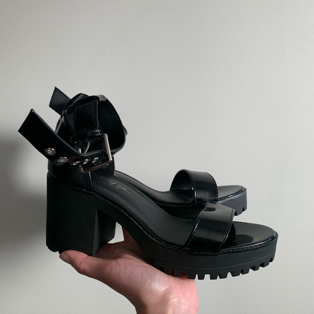 Heeled Platform Sandal